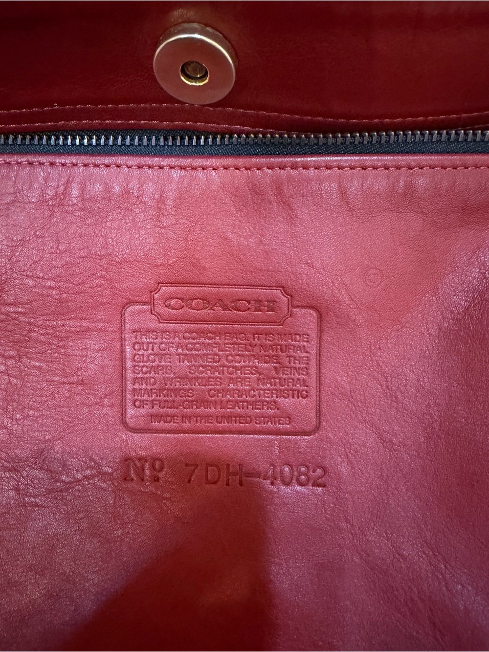 Vintage Coach XL Soho Duffle Sac Style 4082 Made in 1994, United States. - Picture 5 of 5